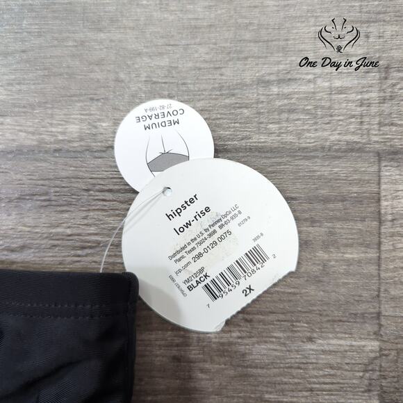 Decree Hipster Low Rise Bikini Bottom Size 2X - Picture 2 of 5